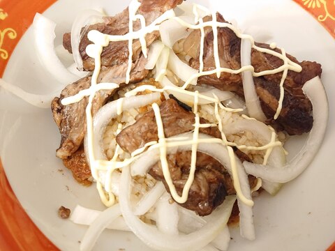 THE・男飯⭐スタミナソーキ丼